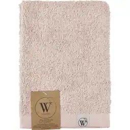 Albert Heijn Walra Washand remade cotton poeder roze aanbieding