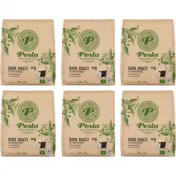 Albert Heijn Perla Biologisch Dark roast koffiepads 6-pack aanbieding