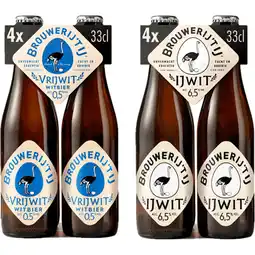 Albert Heijn Brouwerij 't IJ IJwit-Vrijwit pakket aanbieding