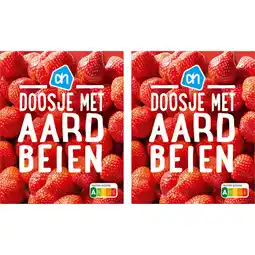 Albert Heijn AH Doosje met aardbeien 2-pack aanbieding