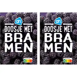 Albert Heijn AH Doosje met bramen 2-pack aanbieding
