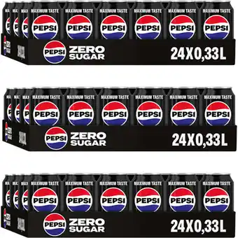 Albert Heijn Pepsi Zero sugar cola 72-pack aanbieding
