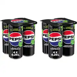 Albert Heijn Pepsi Zero sugar lime 8-pack aanbieding