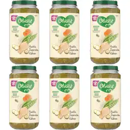 Albert Heijn Olvarit Risotto doperwten kalkoen 18m+ 6-pack aanbieding