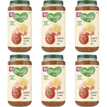 Albert Heijn Olvarit Risotto doperwten kalkoen 18m+ 6-pack aanbieding