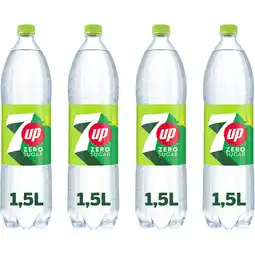Albert Heijn Seven Up Zero lemon lime 4-pack aanbieding