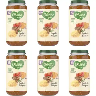 Albert Heijn Olvarit Spaghetti bolognese 15m+ 6-pack aanbieding