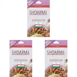 Albert Heijn Verstegen Kruidenmix voor shoarma 3-pack aanbieding