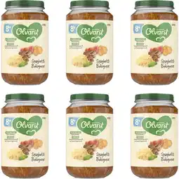 Albert Heijn Olvarit Spaghetti bolognese 8m+ 6-pack aanbieding