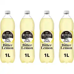 Albert Heijn Royal Club Bitter lemon 0% suiker 4-pack aanbieding