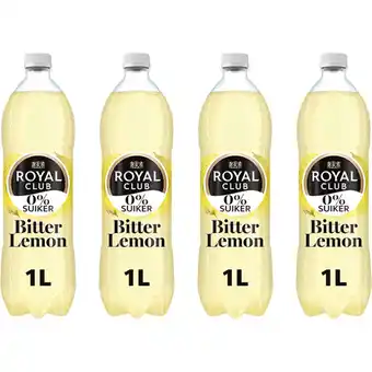 Albert Heijn Royal Club Bitter lemon 0% suiker 4-pack aanbieding