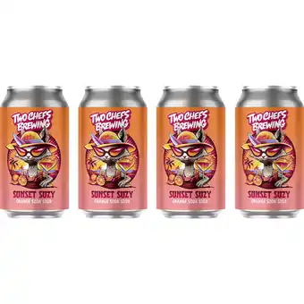 Albert Heijn Two Chefs Brewing Sunset Suzy 4-pack aanbieding