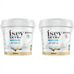 Albert Heijn Isey Skyr vanille 2-pack aanbieding