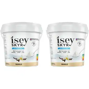 Albert Heijn Isey Skyr vanille 2-pack aanbieding