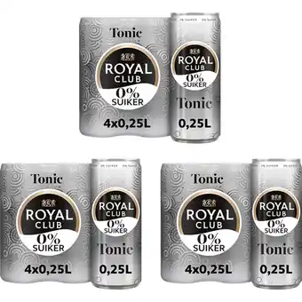 Albert Heijn Royal Club Tonic 0% suiker 12-pack aanbieding