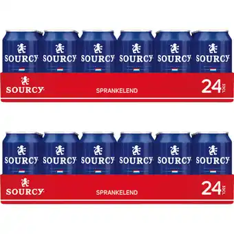 Albert Heijn Sourcy Mineraalwater met koolzuur 48-pack aanbieding
