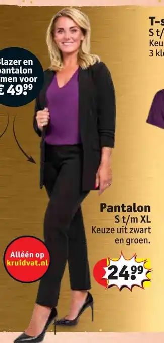 Kruidvat Pantalon S t/m XL aanbieding