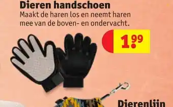 Kruidvat Dieren handschoen aanbieding