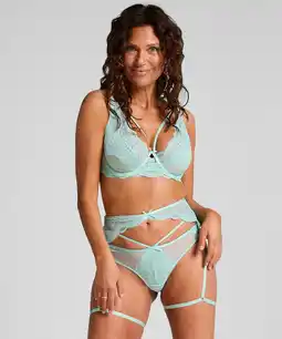Hunkemoller Hunkemöller Jarretel Ashley Blauw aanbieding