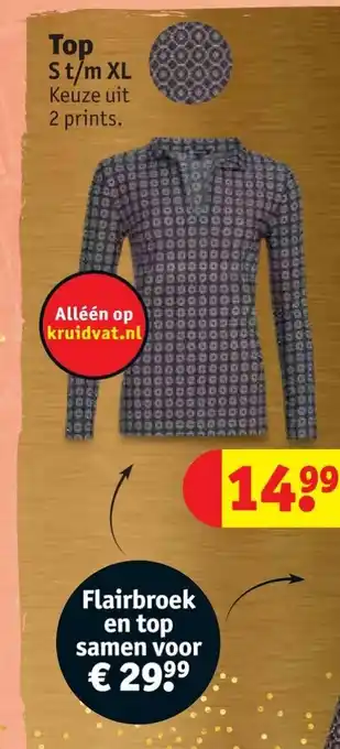 Kruidvat Top S t/m XL aanbieding