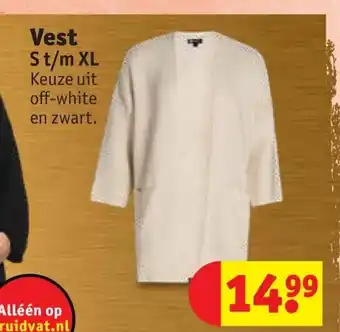 Kruidvat Vest S t/m XL aanbieding