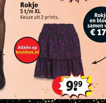 Kruidvat Rokje S t/m XL aanbieding