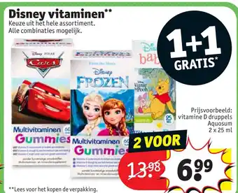 Kruidvat Disney vitaminen aanbieding