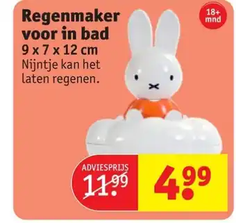 Kruidvat Regenmaker voor in bed aanbieding