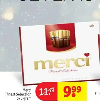 Kruidvat Merci Finest Selection 475g aanbieding