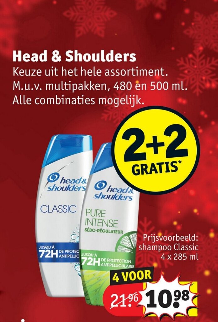Head & Shoulders aanbieding bij Kruidvat
