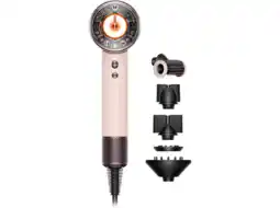 MediaMarkt Dyson Supersonic Nural Straight + Wavy Ceramic Pink Föhn Roze aanbieding