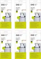 Bol.com EKO afvalzakken type F1 - 18-28 liter - 6 Rollen x 20 zakken aanbieding