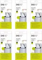 Bol.com EKO afvalzakken type E 25-35 liter - Doos van 6 rollen van ieder 12 zakken aanbieding