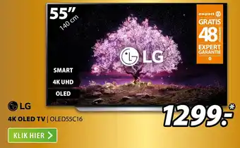 Expert LG 4K OLED TV | OLED55C16 aanbieding