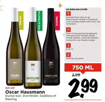 Vomar Voordeelmarkt Oscar Hausmann aanbieding