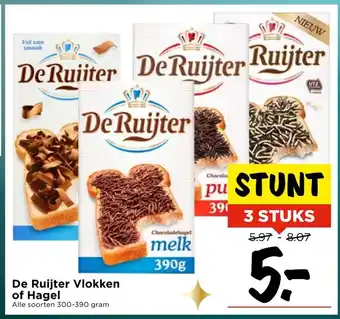 Vomar Voordeelmarkt De Ruijter Vlokken of Hagel aanbieding