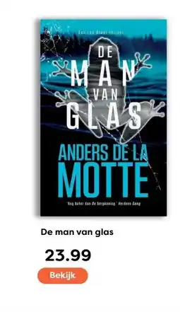 The Read Shop De man van glas aanbieding