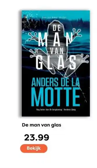 The Read Shop De man van glas aanbieding
