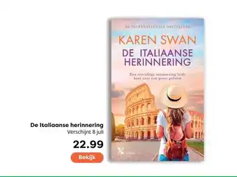 The Read Shop De Italiaanse herinnering aanbieding