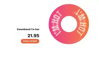 The Read Shop Zwemband I'm hot aanbieding