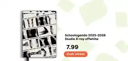The Read Shop Schoolagenda 2025-2026 Studie X-ray offwhite aanbieding