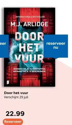 The Read Shop Door het vuur Verschijnt 29 juli aanbieding