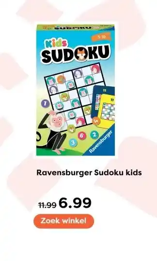 The Read Shop Ravensburger Sudoku kids aanbieding