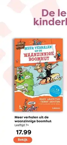 The Read Shop Meer verhalen uit de waanzinnige boomhut aanbieding