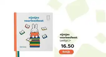 The Read Shop nijntjes voorleesfeest aanbieding