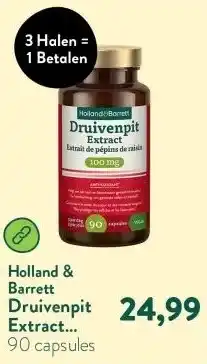 Holland & Barrett Druivenpit Extract 100mg aanbieding