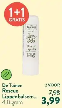Holland & Barrett Rescue Lippenbalsem SPF 15 aanbieding
