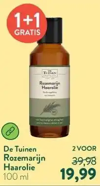 Holland & Barrett Rozemarijn Haarolie aanbieding