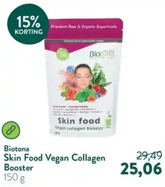 Holland & Barrett Skin Food Vegan Collagen Booster aanbieding