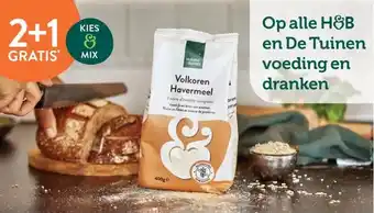 Holland & Barrett 2+1 GRATIS Op alle H&B en De Tuinen voeding en dranken aanbieding